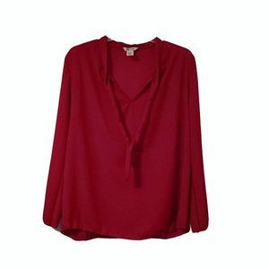 Women Molly & Erica Red Dress Blouse- Size 2X